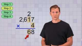 Math Antics  MultiDigit Multiplication Pt 1 [upl. by Trautman]