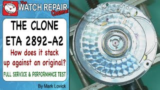 Chinese eta 2892A2 Clone  Service and Review  Seagull ST1812 [upl. by Ataymik657]