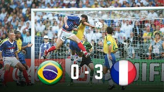 France 3  0 Brazil  World Cup 1998 HD [upl. by Raman]