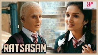 Ratsasan Movie Scenes  Vishnu Vishal learns Saravanans past  Radha Ravi  Kaali Venkat [upl. by Nickolas141]