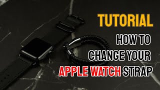 How To ChangeRemoveInstall Apple Watch Strap [upl. by Ylrebmyk]