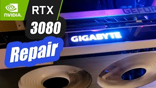 GIGABYTE Nvidia RTX 3080 Graphics Card Repair [upl. by Llehcar246]