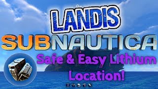 Lithium Location  Subnautica Guide [upl. by Azarria183]