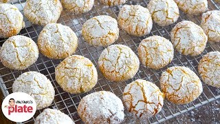 AMARETTI BISCUITS  How to Make Almond Amaretti Cookies [upl. by Nylarat]