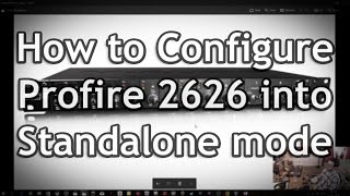 How to Configure ProFire 2626 for extra InsOuts in Standalone Mode [upl. by Uriia]