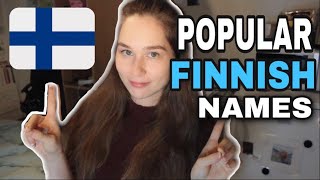 Pronouncing Most POPULAR Finnish Names from Last Year [upl. by Ahtabat147]