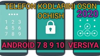 telefon kodlarini oson ochish versiya 7 8 9 10  format  hard rest  factorit reset  samsung efir [upl. by Ohcamac]