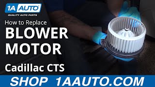 How to Replace Blower Motor 0307 Cadillac CTS [upl. by Lenrow]