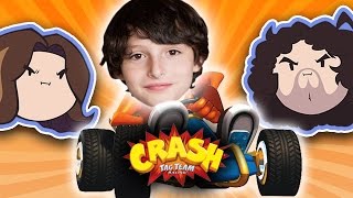 Crash Tag Team Racing with Special Guest Finn Wolfhard  Guest Grumps [upl. by Anom]