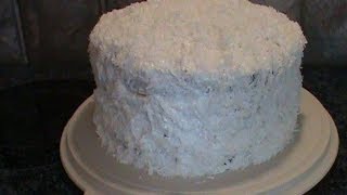 OldFashion 1950s Coconut Layer Cake [upl. by Acinet]