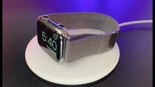 Official Apple Watch Stainless Steel Milanese LoopBand Review  ALL COLORS [upl. by Renaud332]