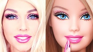 Barbie Doll MakeUp Transformation [upl. by Breen667]