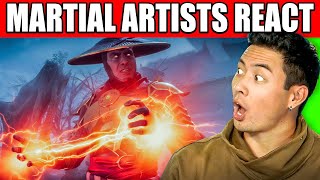 Expert Martial Artists REACT to Mortal Kombat 11 Fighting Scenes [upl. by Ellehcen]