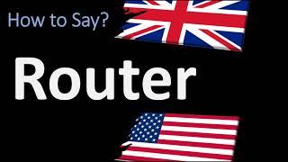 How to Pronounce Router CORRECTLY [upl. by Anaidirib]