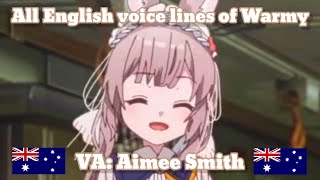 Arknights Warmys EN voice lines [upl. by Drusilla]