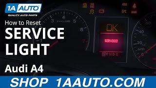 How to Reset Service Light 0409 Audi A4 [upl. by Erminna357]