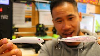 How we PRINTED our own Fishing Lures [upl. by Buck]