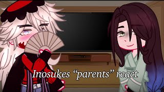 Inosukes motherDouma react to Inosuke  KNY [upl. by Corsiglia183]