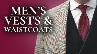 Mens Waistcoats amp Vests  What They Are amp How to Wear Them [upl. by Pinchas]