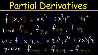 Partial Derivatives  Multivariable Calculus [upl. by Eigger]