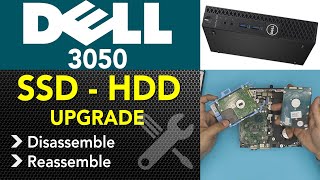 Dell Optiplex 3050 Mini Pc SSD NVME  Hdd UPGRADE [upl. by Maurita]