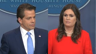 Sanders Scaramucci full White House briefing [upl. by Yelserp]