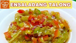 How to Make Ensaladang Talong  Pinoy Easy Recipes [upl. by Lladnor]