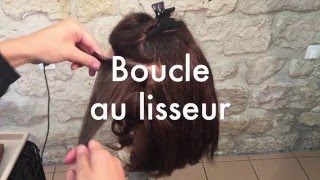 Réaliser des boucles avec un lisseur [upl. by Shalom]