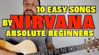 10 Easy Nirvana Songs For Beginners [upl. by Kinghorn649]