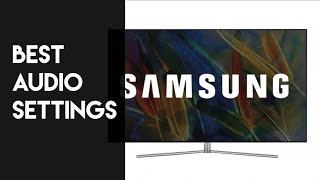 Samsung TV Audio Settings for Soundbar and Sound System [upl. by Ahsiuq212]