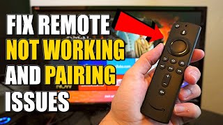 5 STEPS to FIX Fire Stick TV Remote Not Working or Pairing Easy Method [upl. by Riordan]