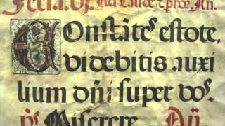 Music in the Middle Ages Two Antiphonal Leaves [upl. by Ardnekan]