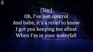 Pnk amp Sia  Waterfall  Stargate Lyrics [upl. by Mohamed]