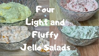 4 Light and Fluffy Jello Salads [upl. by Anirt]