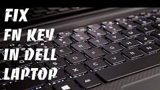 How to EnableDisable Fn Key in Dell Laptop  Invert Fn Key  Fix Fn Key [upl. by Cherin]