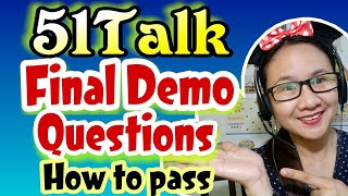 51Talk Final Demo Teaching  Interview Questions [upl. by Yrram]