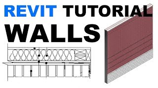 Walls in Revit Tutorial [upl. by Bowden]