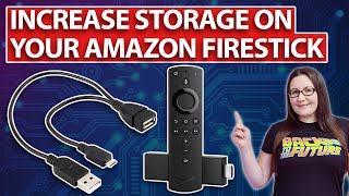 HOW TO ADD AN EXTERNAL DRIVE TO YOUR AMAZON FIRESTICK FOR INCREASED STORAGE [upl. by Laikeze74]