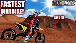 RIDING THE FASTEST DIRTBIKE IN MXBIKES HISTORY [upl. by Yelkao]