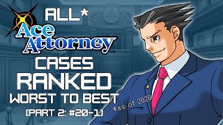 Ace Attorney Cases RANKED Worst To Best Part 2 201  The Top Half [upl. by Durrell]