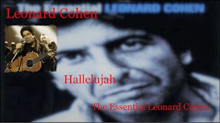 Leonard Cohen  Hallelujah Lyrics [upl. by Shaughn]