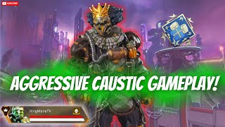 Apex Legends MOST FEARED CAUSTIC Season 22 [upl. by Kora]