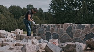 Making Zero Concrete Stone Foundation [upl. by Steiner]