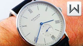 Nomos Glashutte Ludwig Date Reference 271 Luxury Watch Review [upl. by Eelyac]