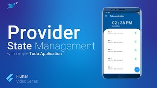 Provider state management in flutter with Todo Application [upl. by Enella]