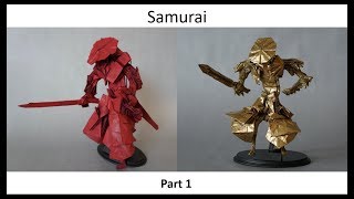 ORIGAMI SAMURAI TUTORIAL PART 1 [upl. by Kal33]