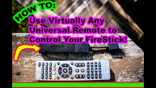 How to Program Any Universal Remote to Work With Amazon FIRE TV Stick [upl. by Rosenfeld89]