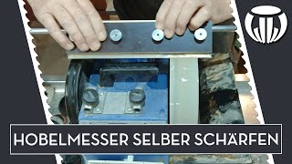 Hobelmesser mit der Tormek schärfen [upl. by Ettenal]