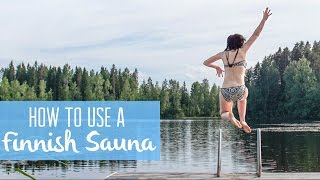 Our first traditional Finnish sauna experience [upl. by Schwerin]