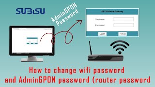 How to change WIFI password and AdminGPON password  Nokia Router  Subisu Internet [upl. by Antone215]